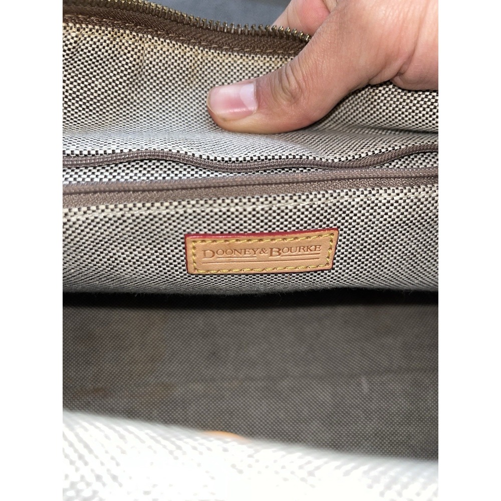 Vintage Dooney & Bourke Womens Monogram Canvas Handbag Purse *READ* - Picture 16 of 16